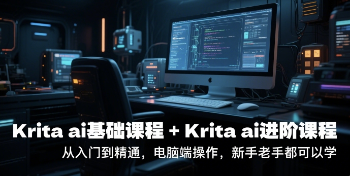 krita ai基础课程+Krita ai进阶课程,从入门到精通,电脑端操作,新手老手都可以学 krita ai基础课程+Krita ai进阶课程,从入门到精通,电脑端操作,新手老手都可以学